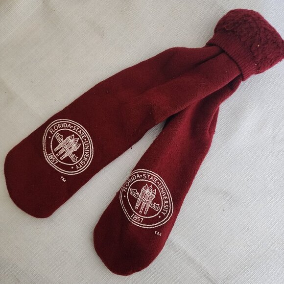 FSU Florida State University Seminoles Vintage Red Socks - Picture 1 of 4